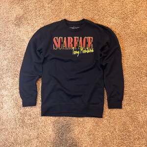 SCARFACE Tony Montana CREWNECK Sweatshirt Medium Universal Studio